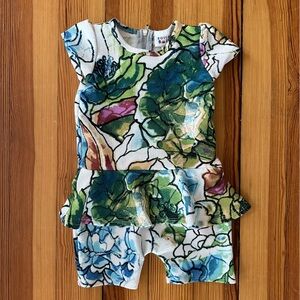 Dot dot smile vintage romper